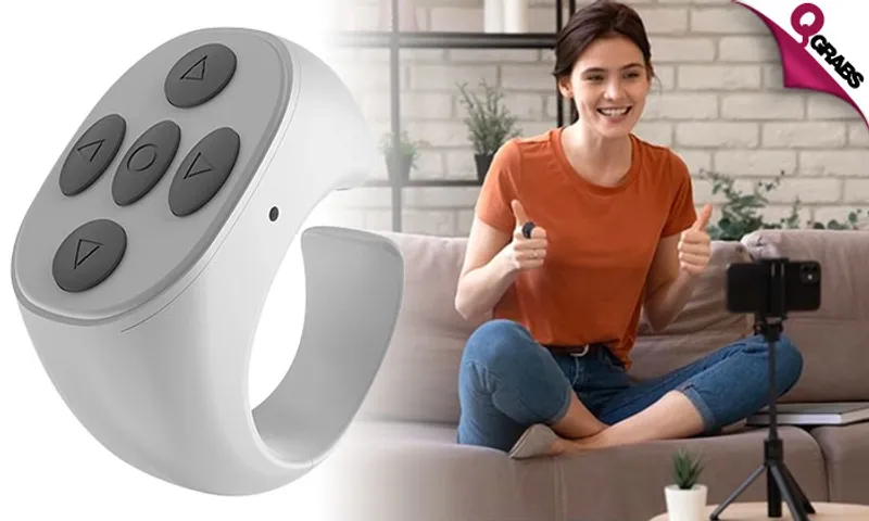 Bluetooth Finger Ring Remote!